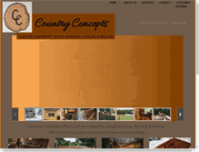 Tablet Screenshot of countryconcepts.com